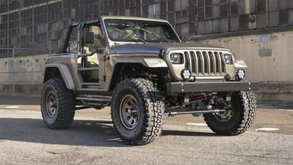 Custom Jeep Wrangler front three quarter