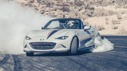 Flyin' Miata burnout