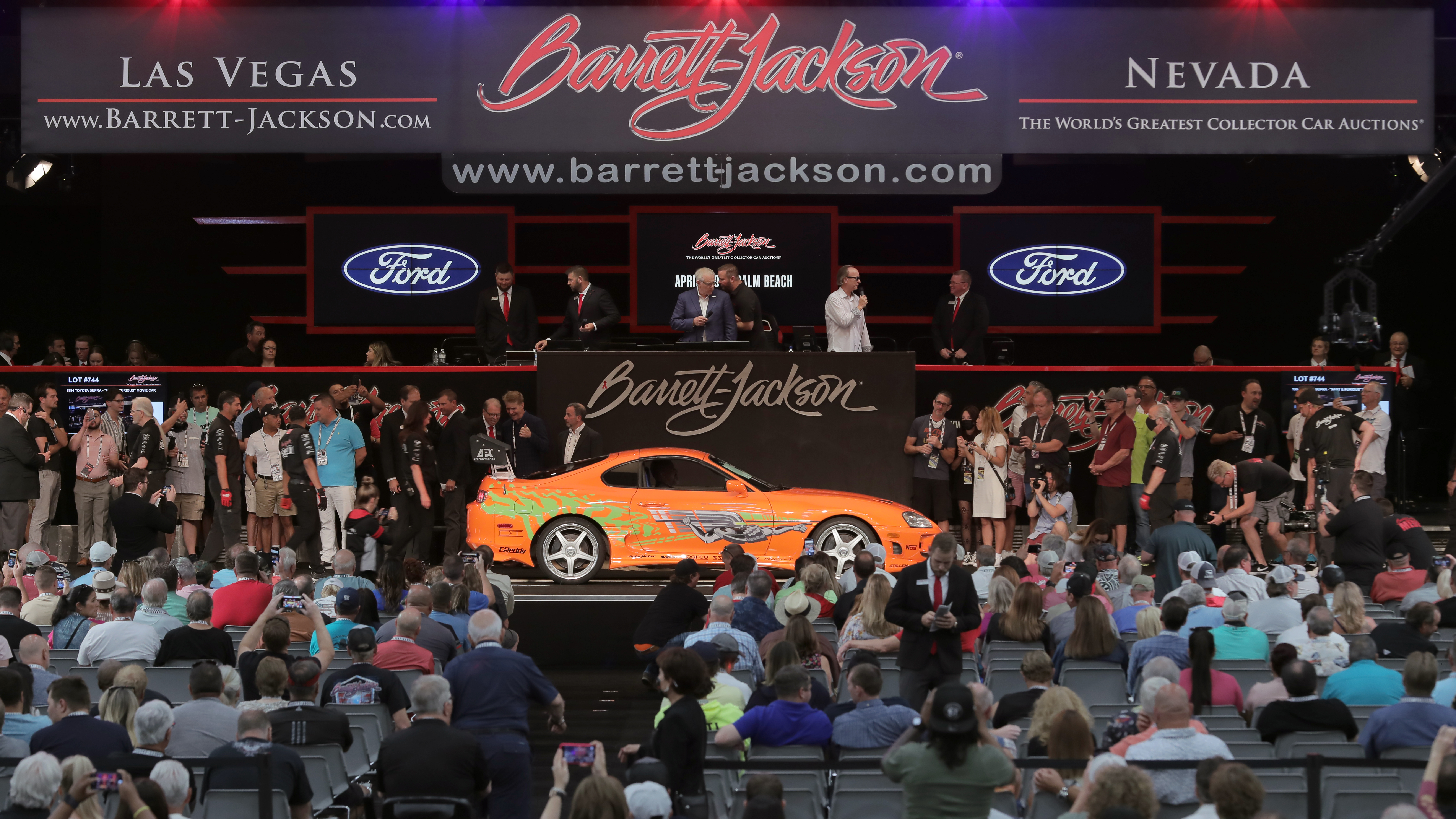 Fast and Furious Toyota Supra Barrett Jackson sale