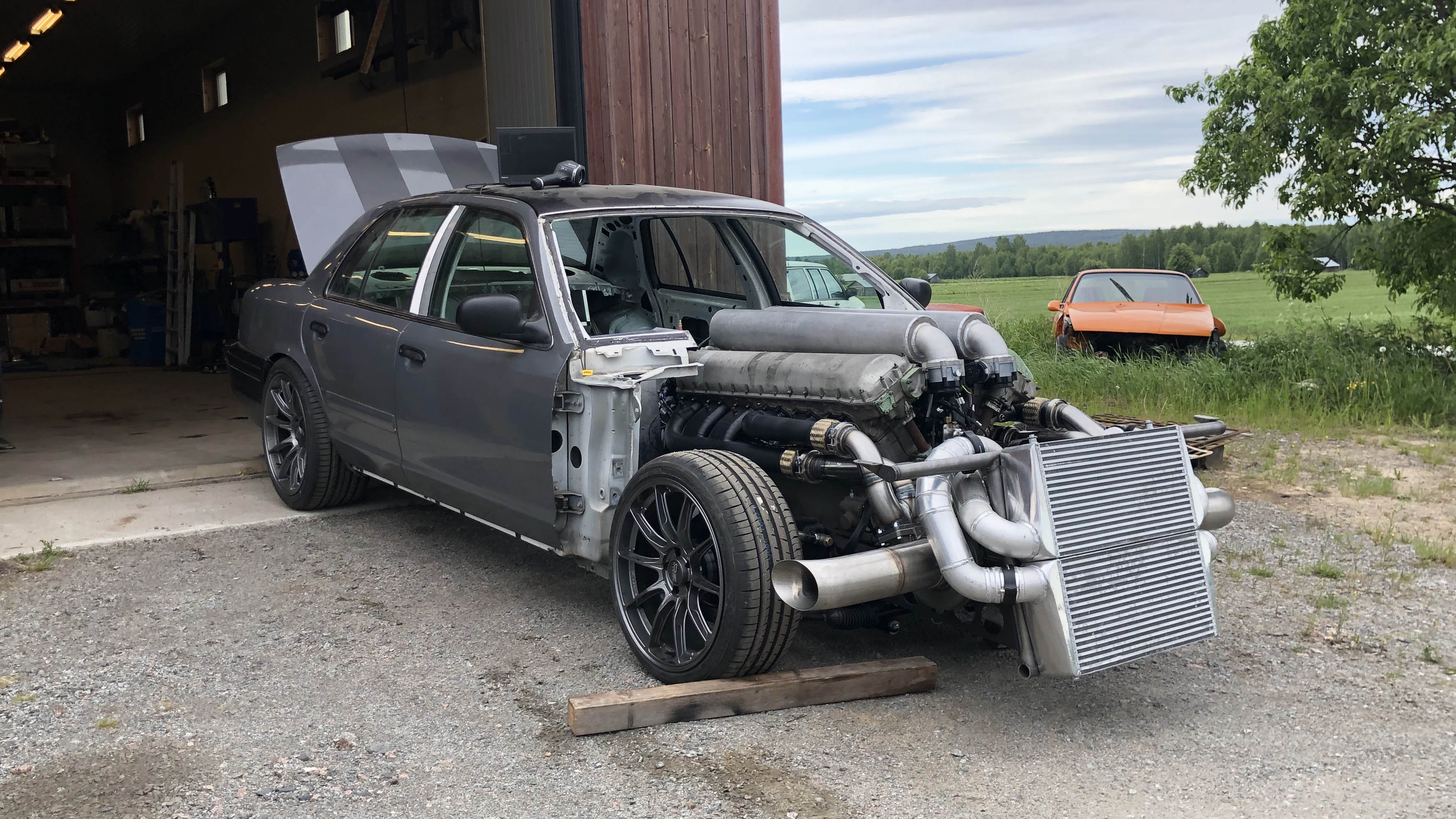 Ford Crown Victoria with Meteor tank engine