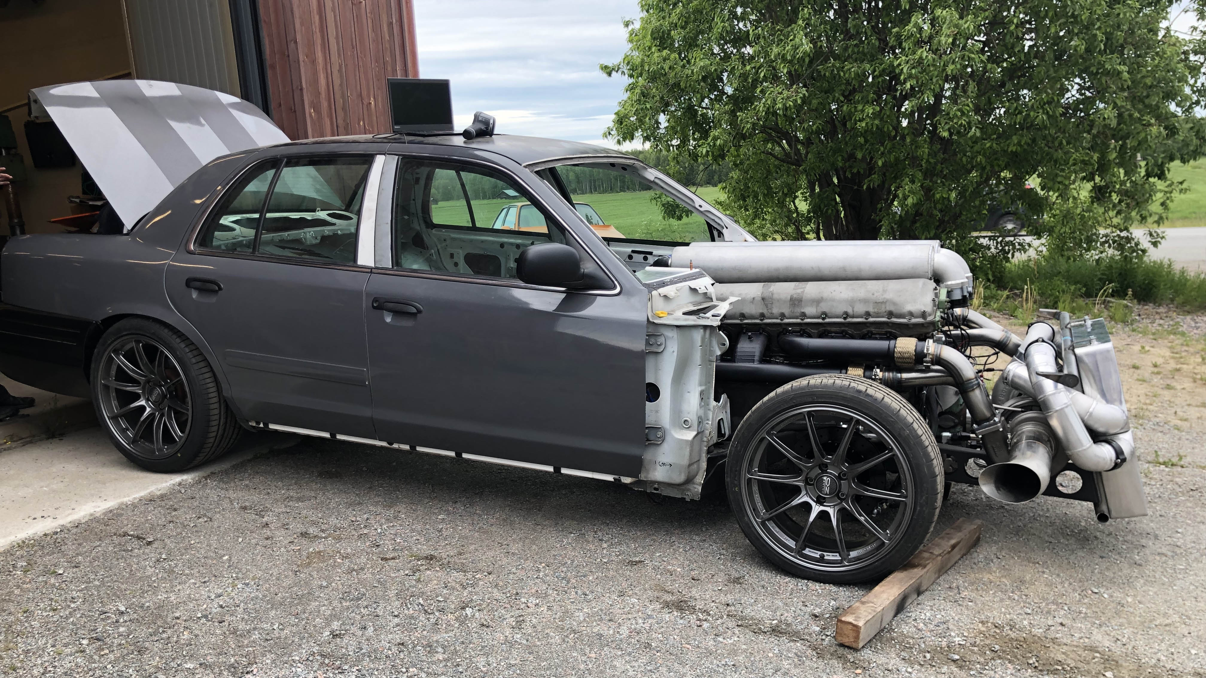 Ford Crown Victoria with Meteor tank engine