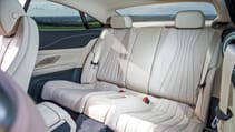 Mercedes E220d Coupe rear seats and legroom