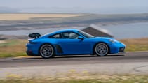 Porsche 911 992 GT3 manual side profile on track