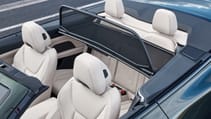 BMW 4 Series Convertible rear seats with deflector