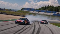 BMW M4 Competition Red Bull Driftbrothers Top Gear