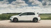 GTI Clubsport 45 side profile white