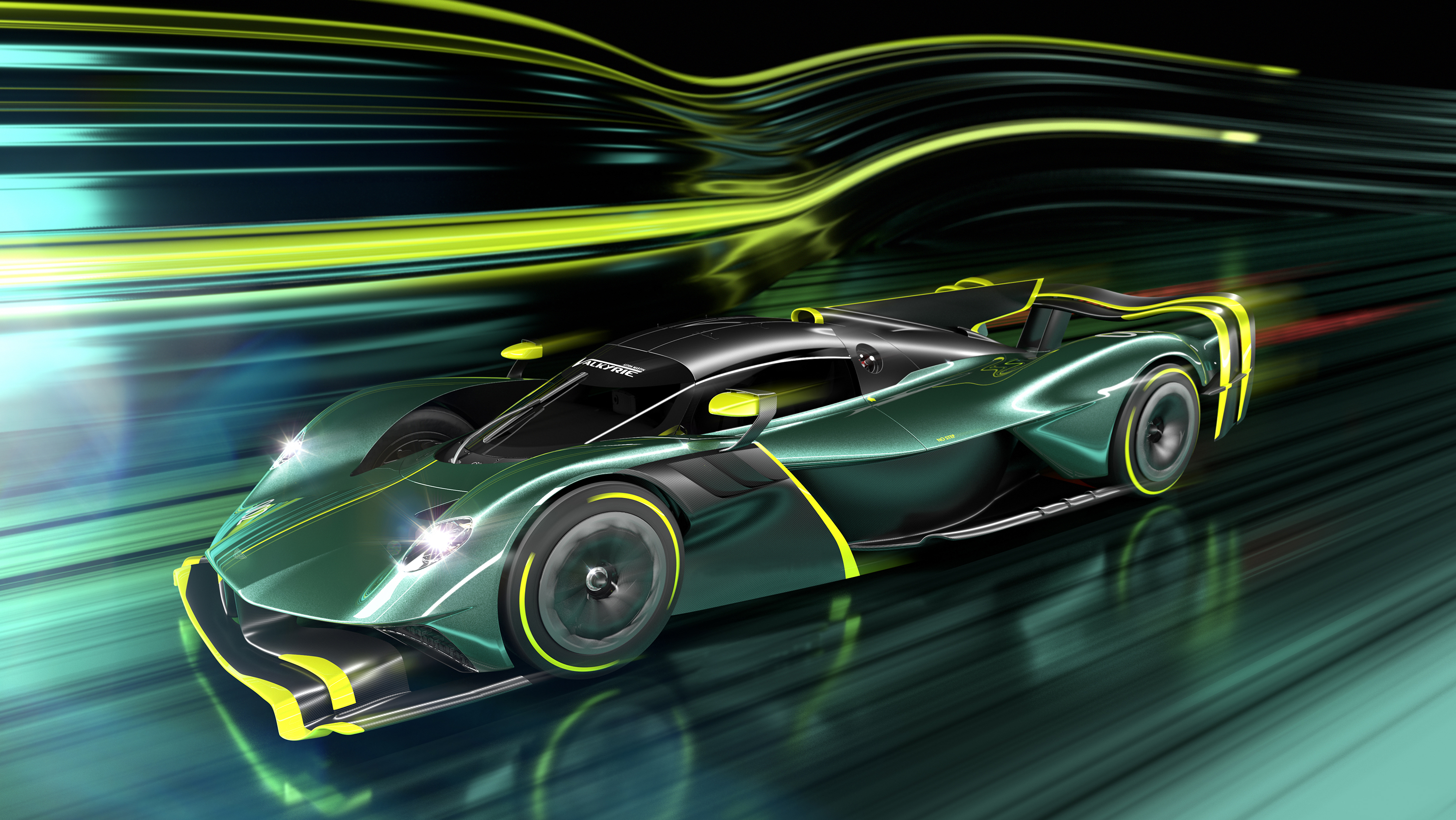 Aston Martin Valkyrie AMR Pro front three quarter