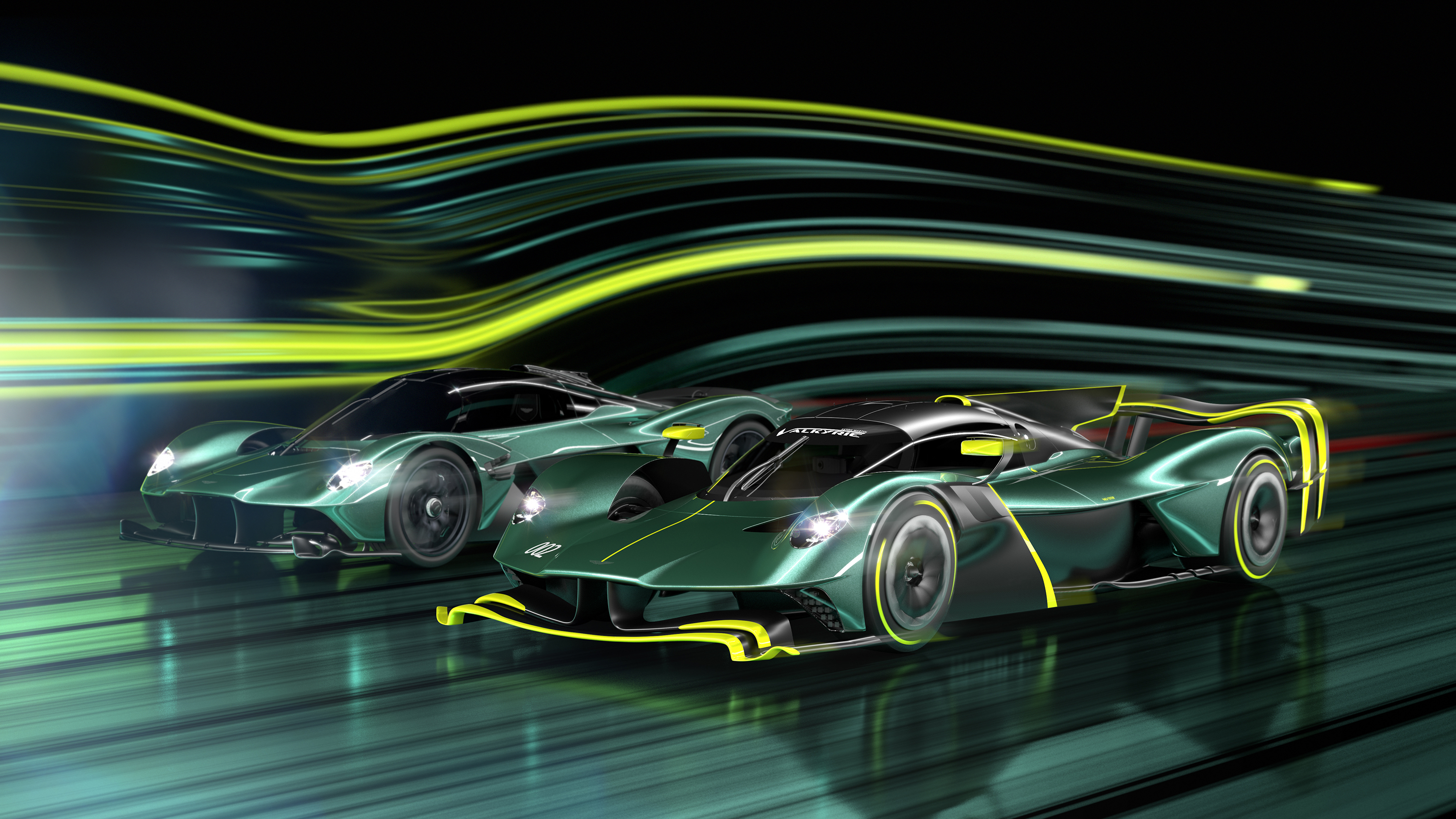 Aston Martin Valkyrie AMR Pro and Valkyrie road car