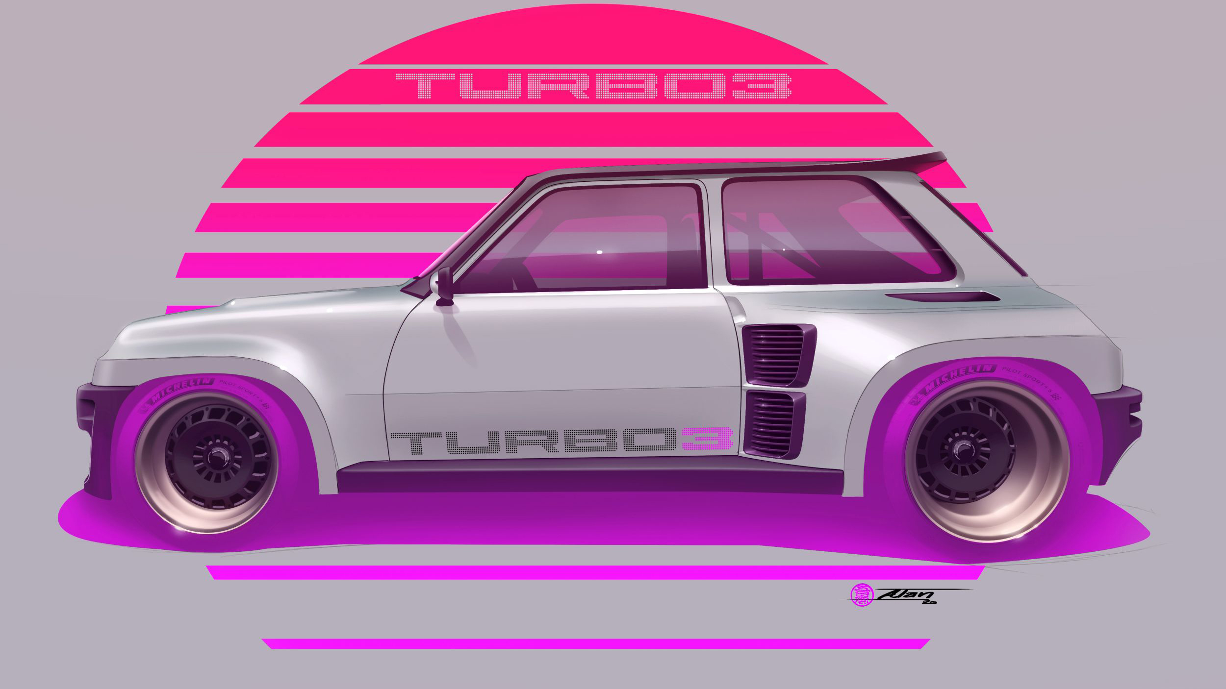 Legende Automobiles Turbo 3 - Renault 5 Turbo restomod