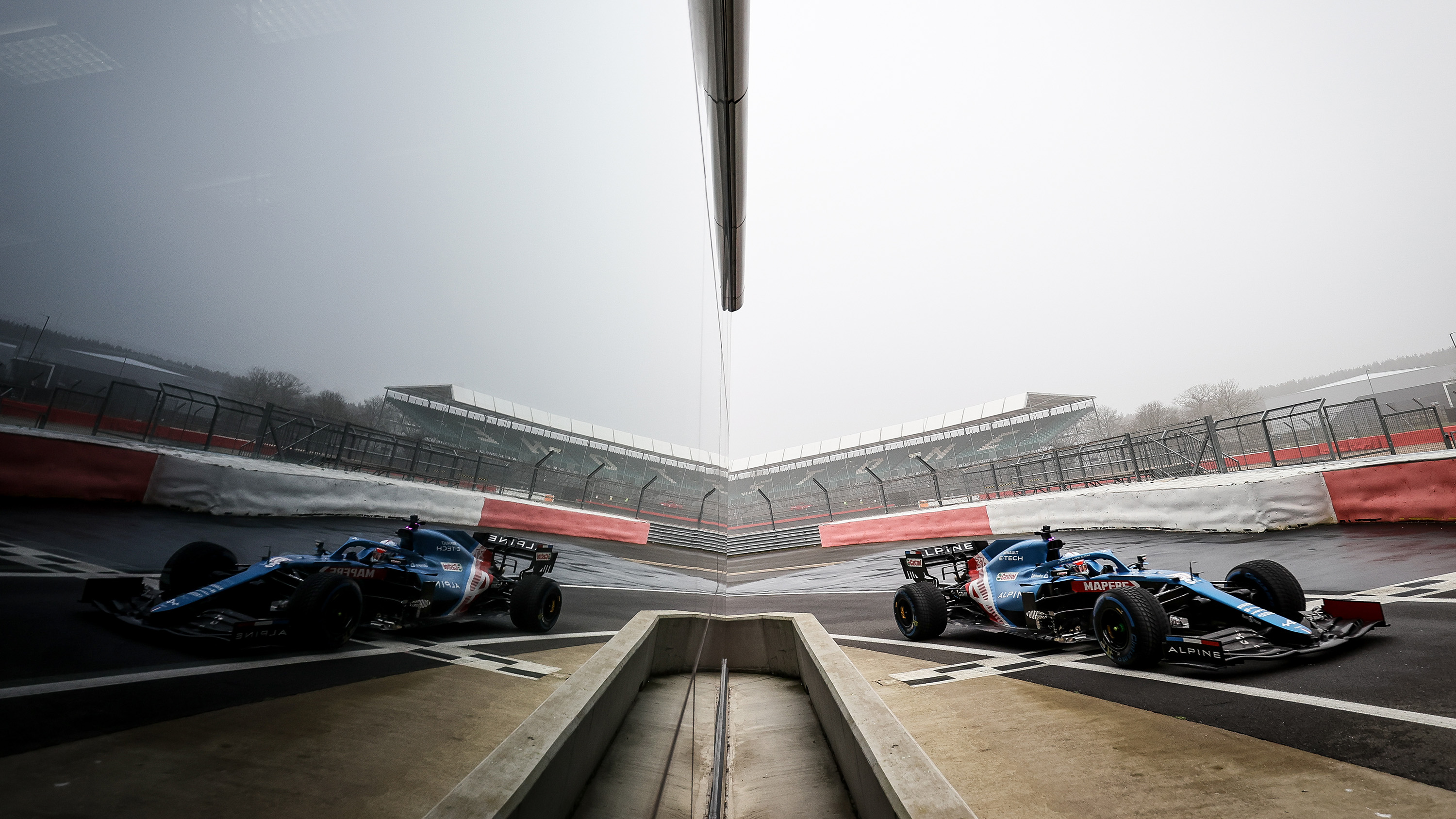 Alpine F1 at Silverstone