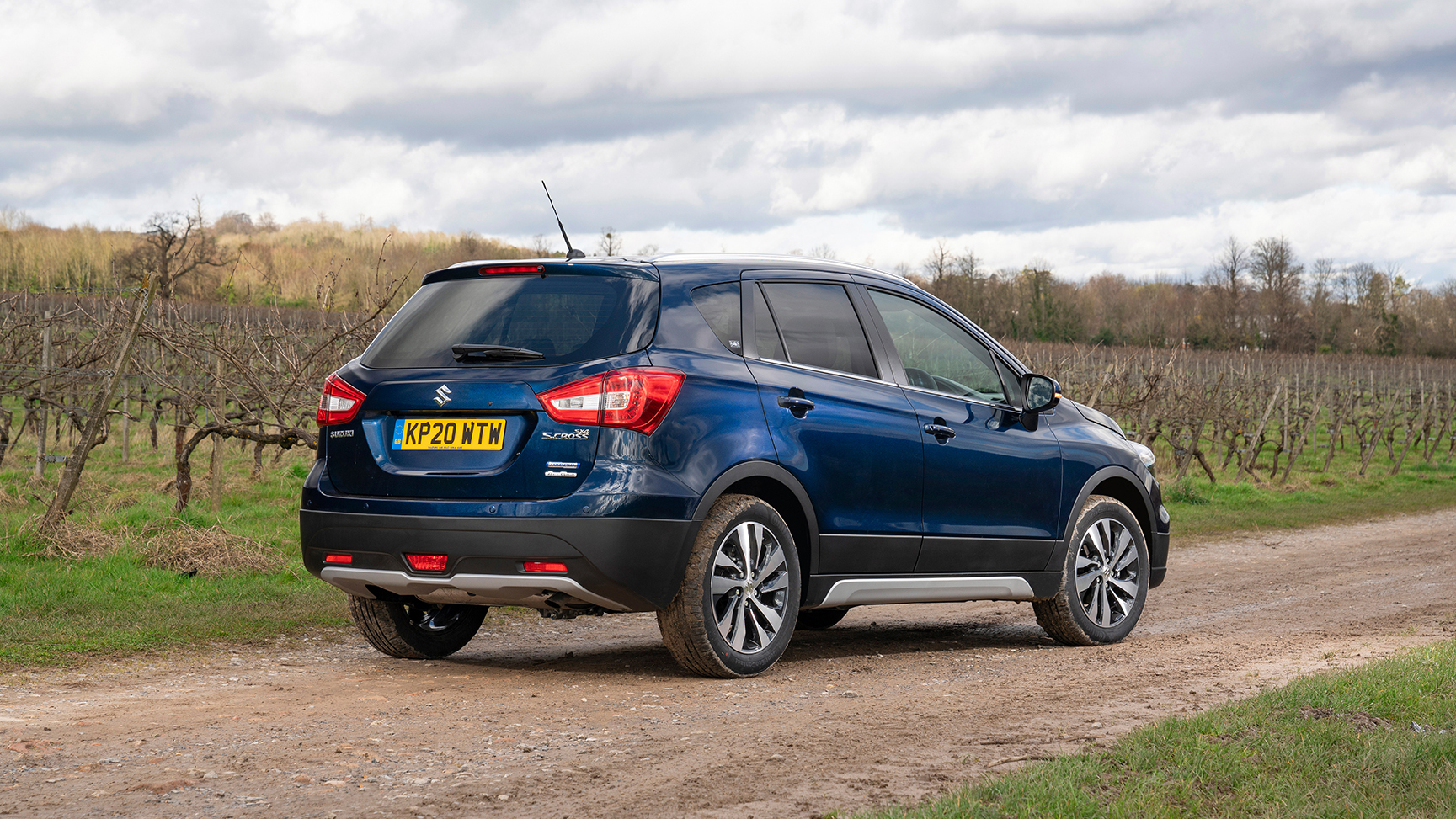 Suzuki S-Cross hybrid rear three quarter