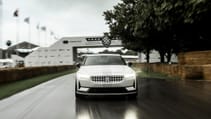 Polestar 2 Experimental on the Goodwood hill