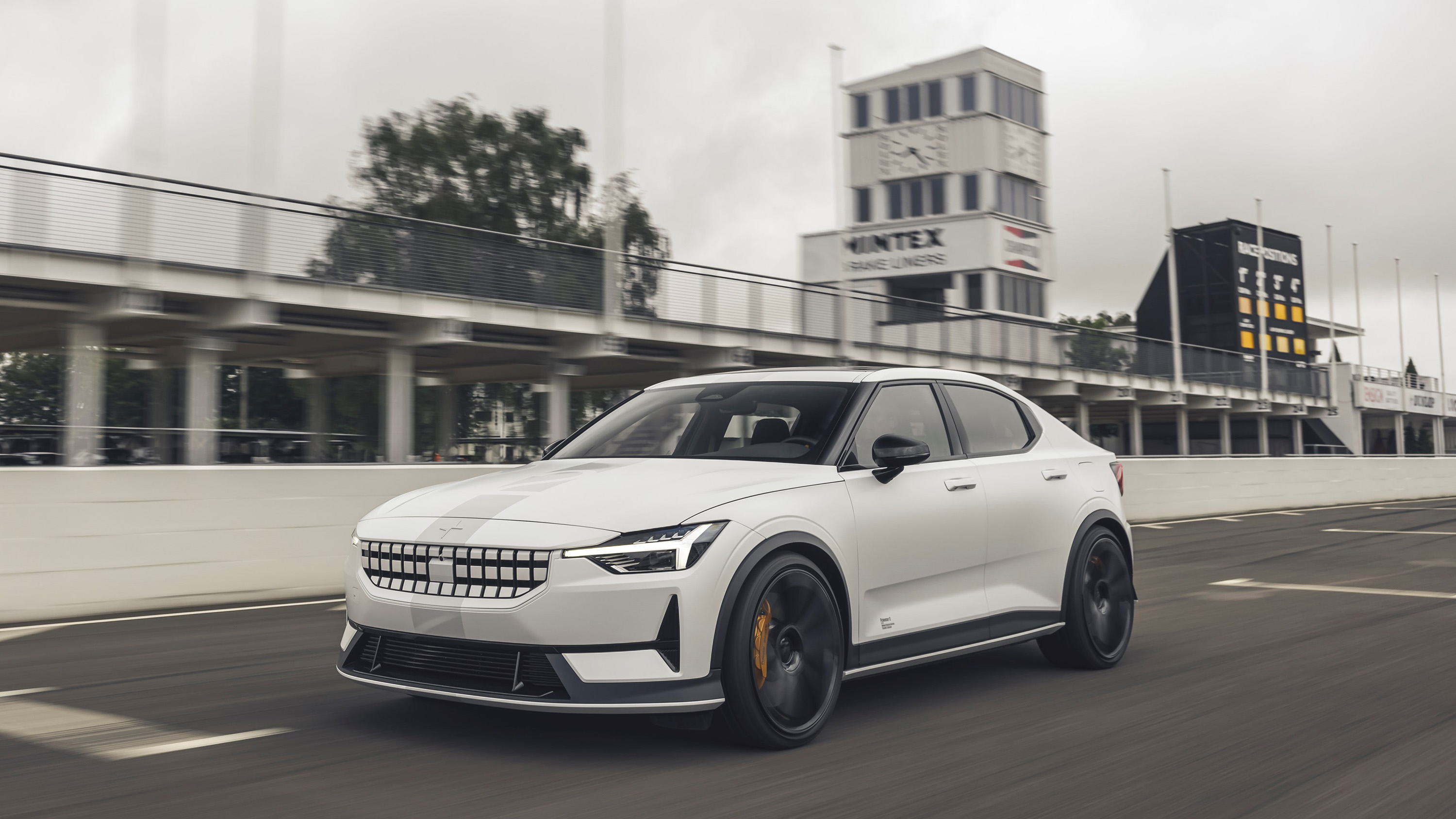 Polestar 2 Experimental on track