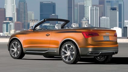 Audi Cross Cabrio concept rear three-quarters view
