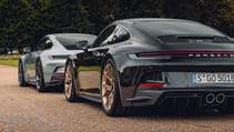 Porsche 911 GT3 Touring (992) black and gold