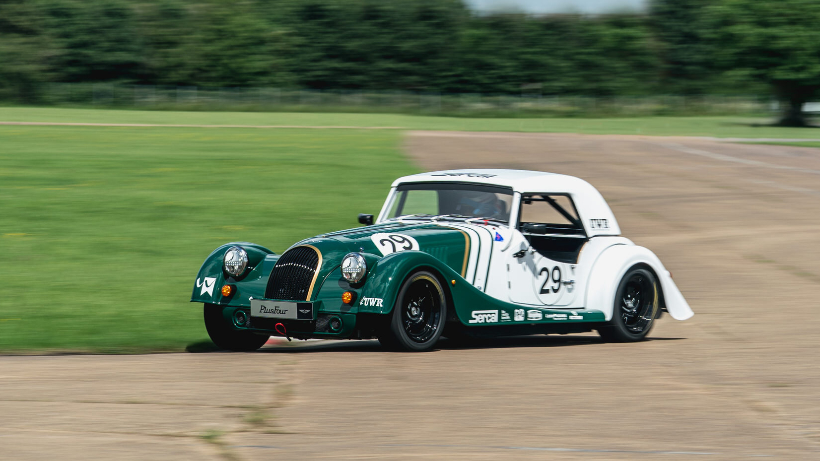 Morgan Plus Four racecar manual