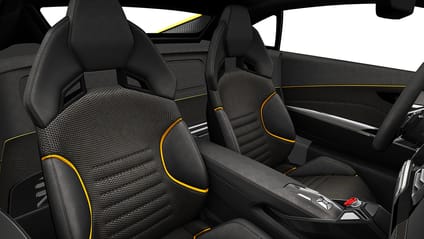 Lotus Elan concept interior front seats