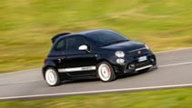 Abarth 695 Esseesse spoiler up