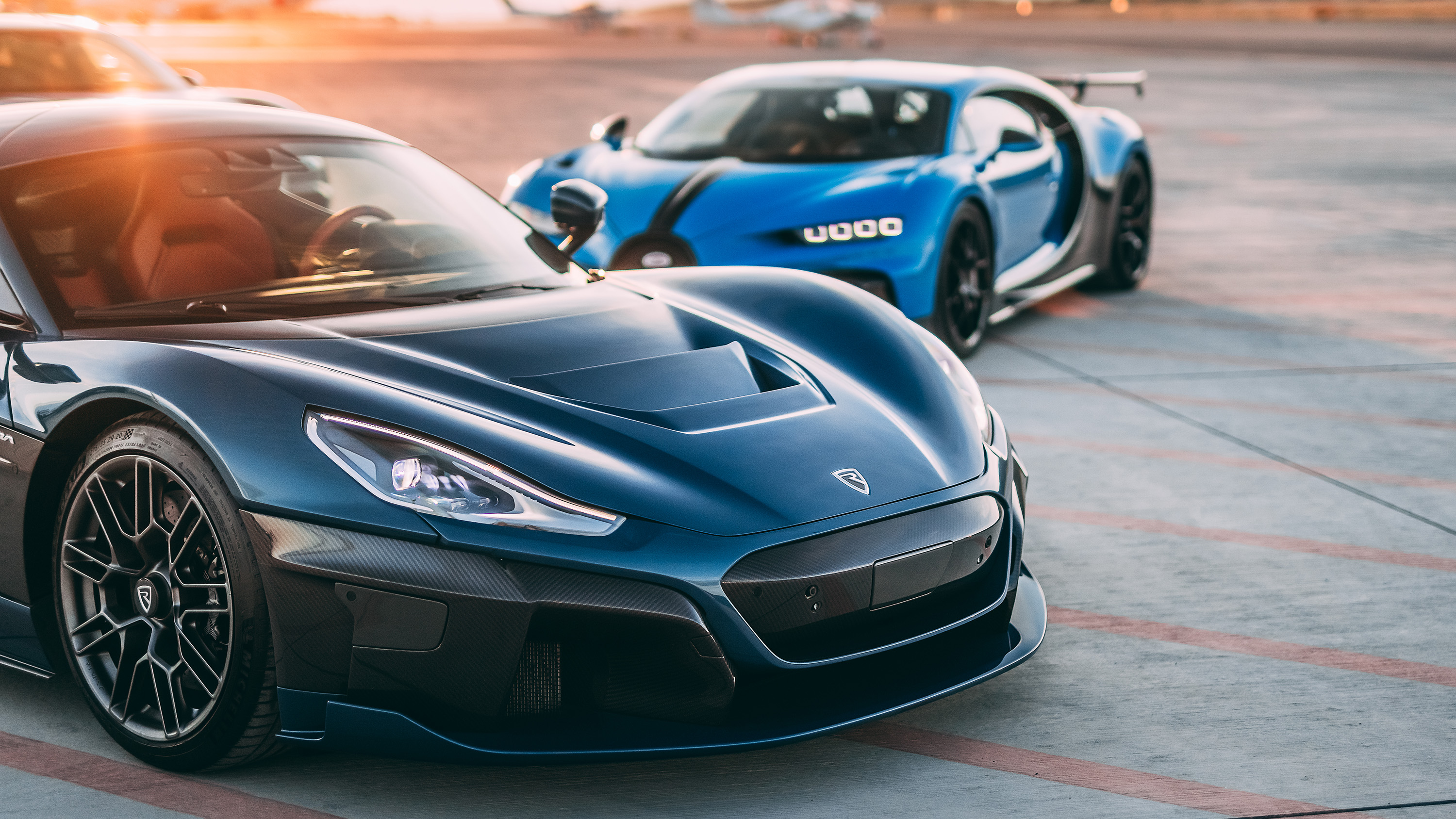 Rimac Nevera and Bugatti Chiron