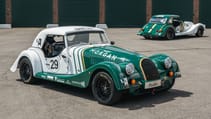 Morgan Plus Four racecar number 29 recalling 1962 Le Mans victory