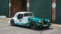 Morgan Plus Four racecar front three quarter