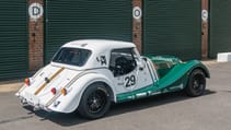 Morgan Plus Four racecar rear three quarter