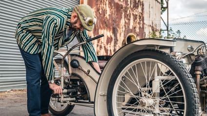 1910 Morgan Runabout starting crank handle