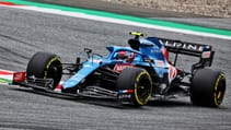 Alpine F1 car at Red Bull Ring