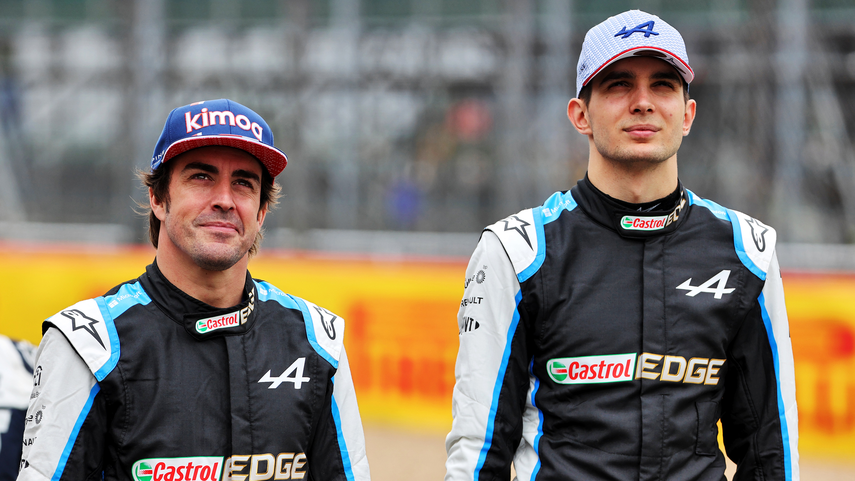 Fernando Alonso and Esteban Ocon