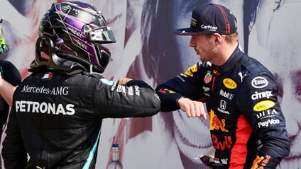 Lewis Hamilton Max Verstappen British Grand Prix Silverstone Formula One