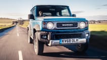 Suzuki Jimny on road driving manners