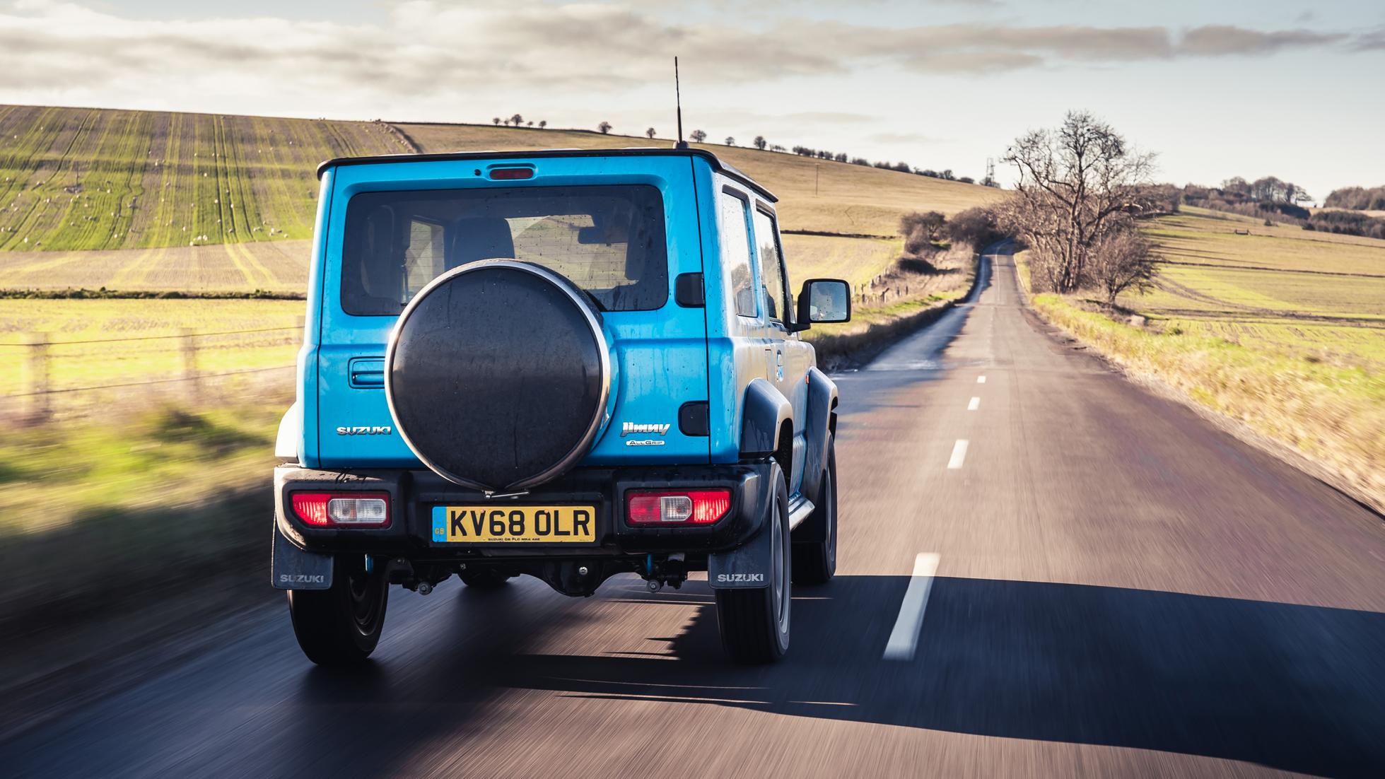 Suzuki Jimny on road driving manners