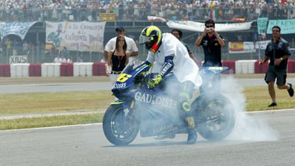 2004 Catalan Grand Prix Valentino Rossi Doctor celebration