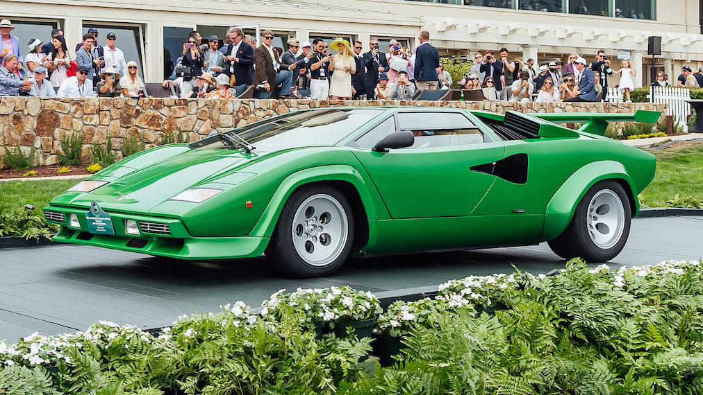 Lamborghini Countach 50th anniversary Pebble Beach 2021