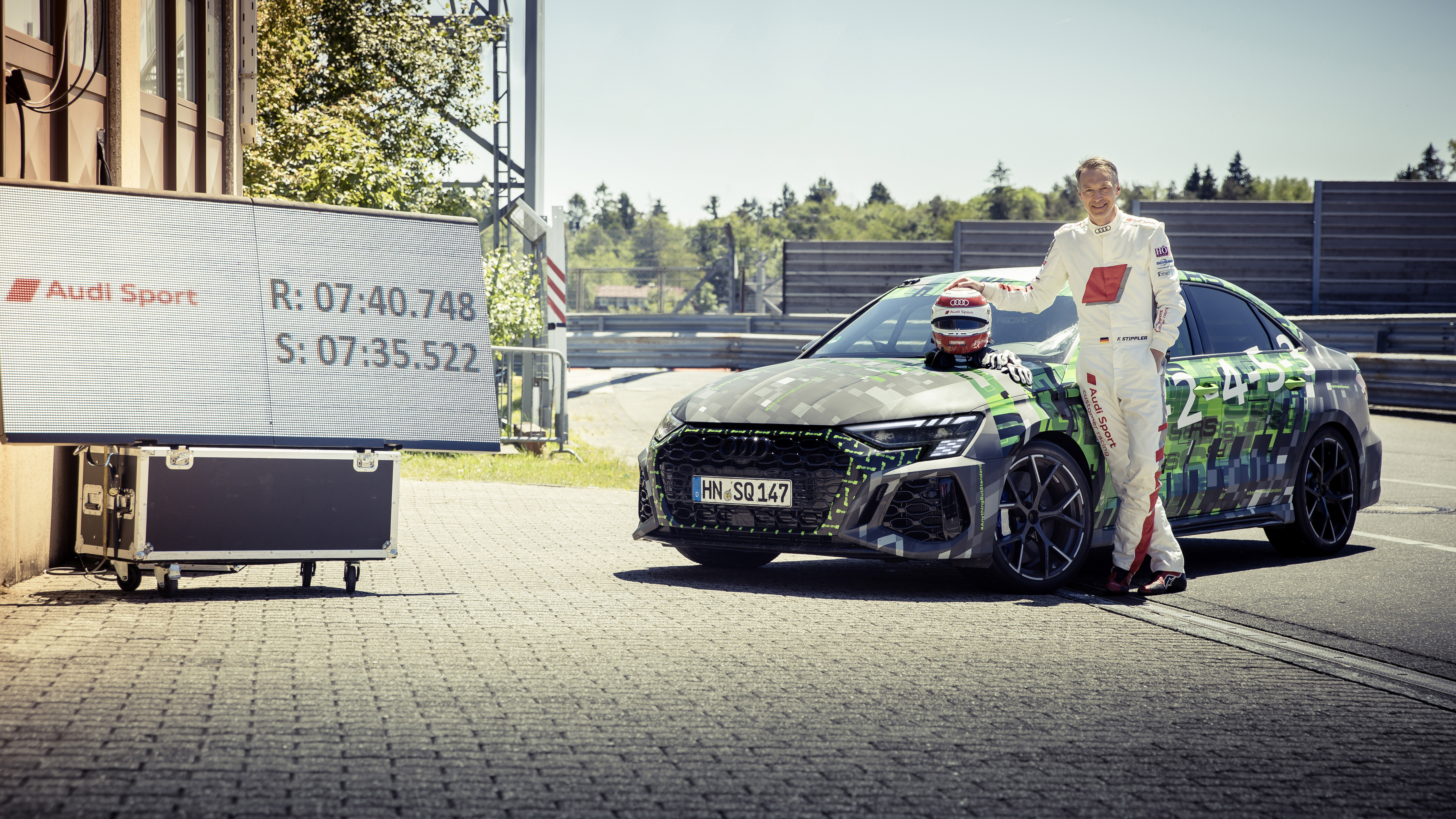 Audi RS3 Nurburgring lap record 2021 Top Gear