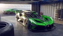 Bugatti Bolide green with Chiron 300