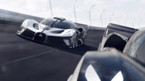 Bugatti Bolide production car on track