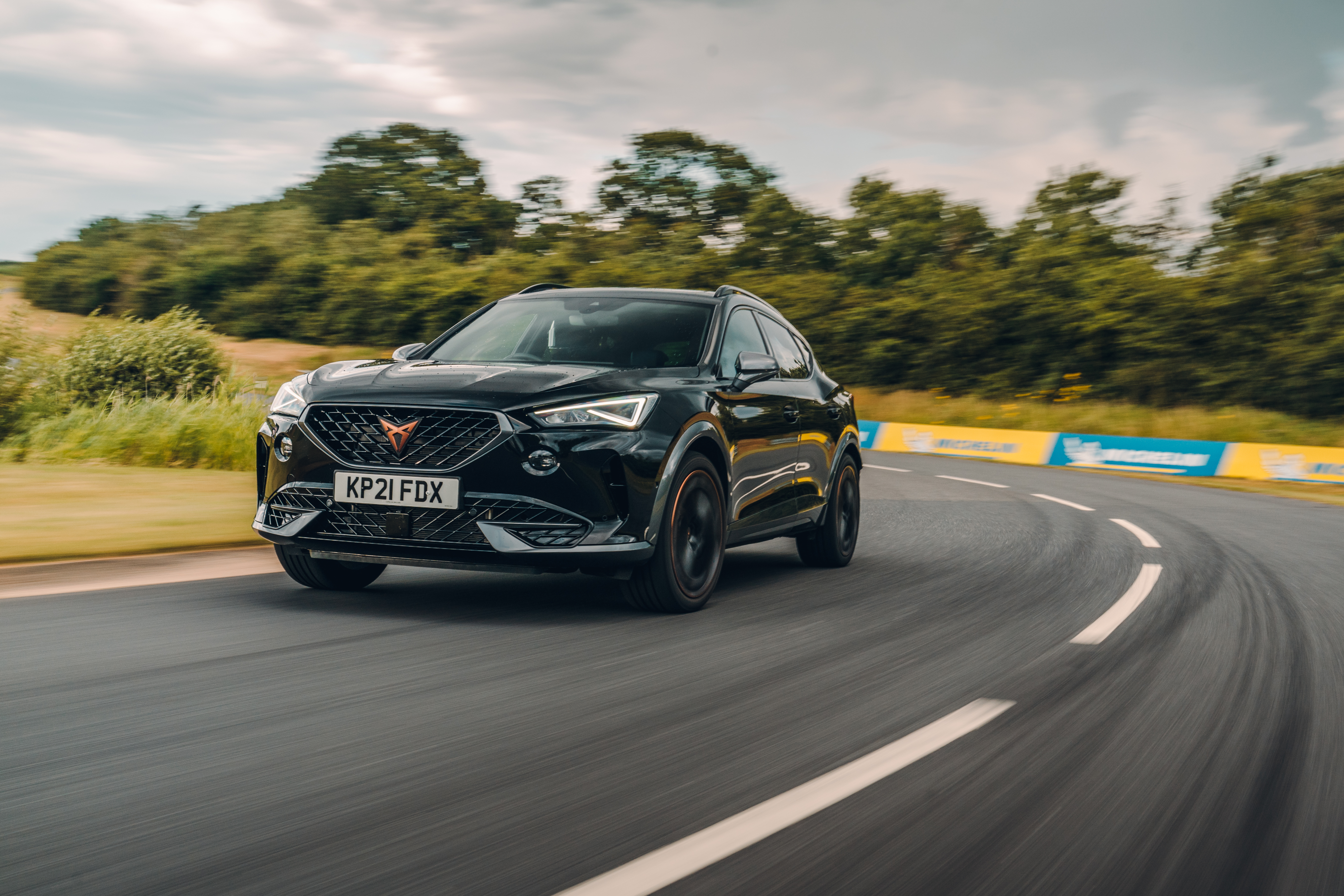 CUPRA Formentor performance on track Silverstone