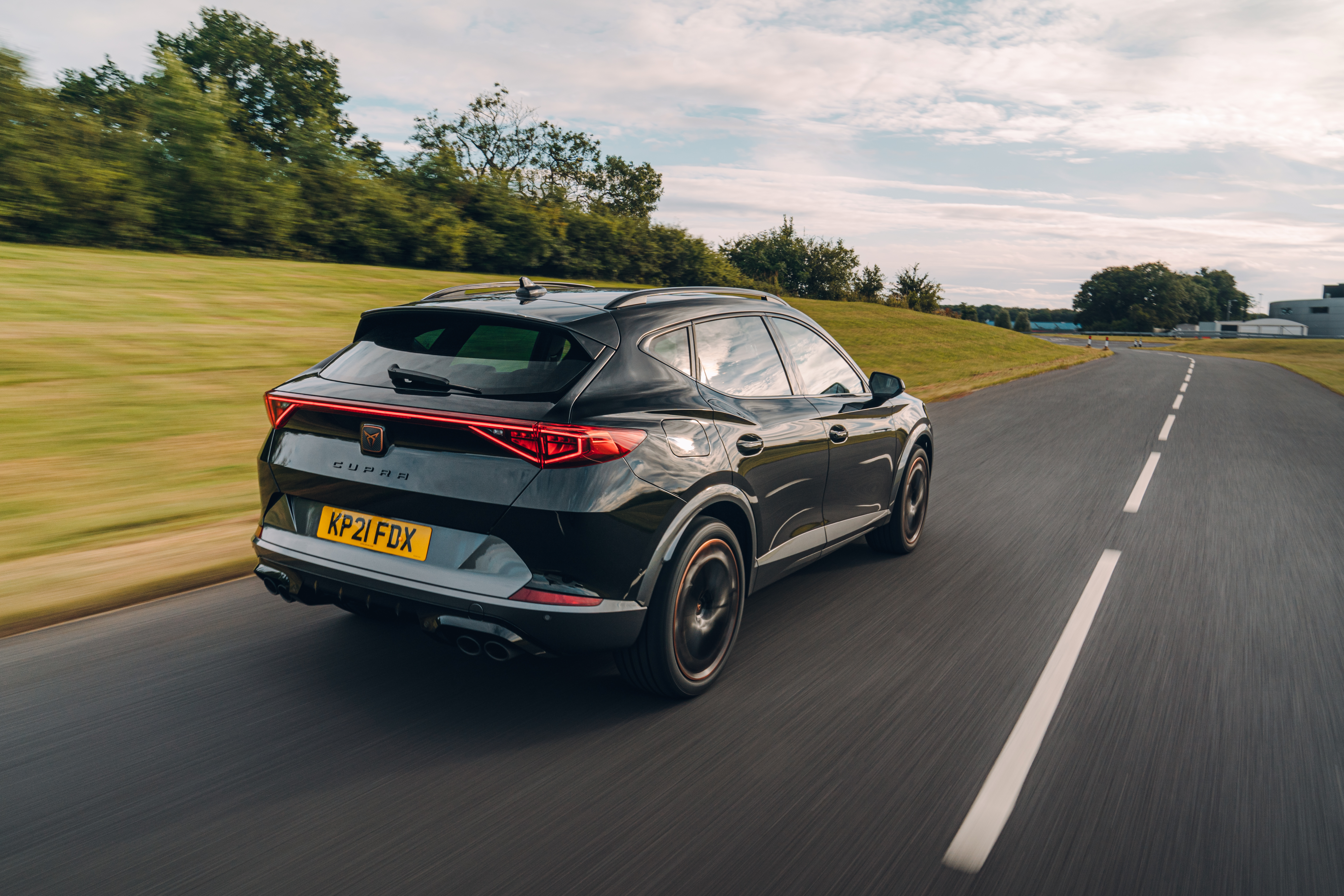 CUPRA Formentor performance on track Silverstone