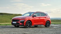 Hyundai Kona N red front