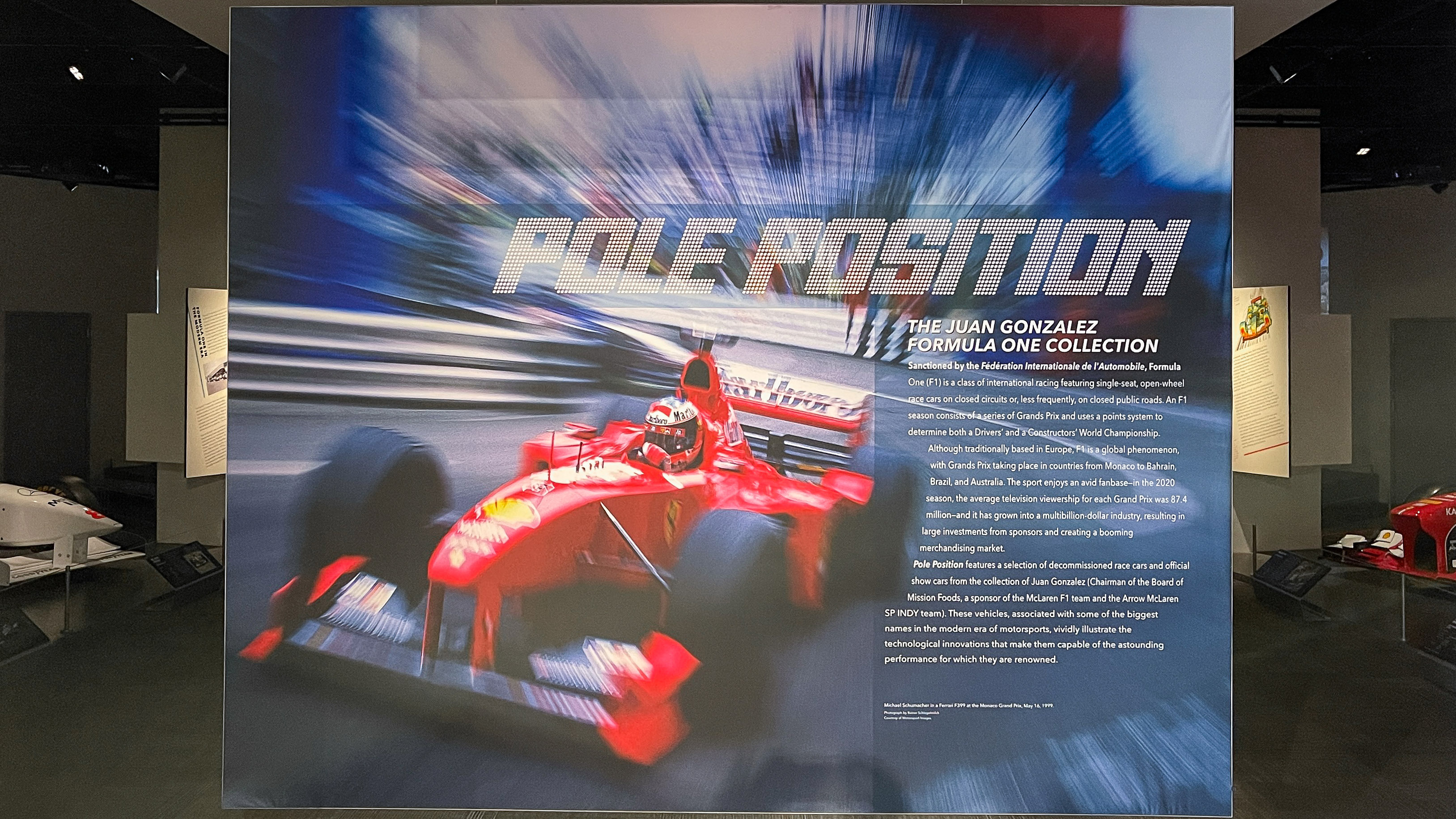 Petersen Museum’s F1 exhibit