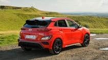 Hyundai Kona N red rear