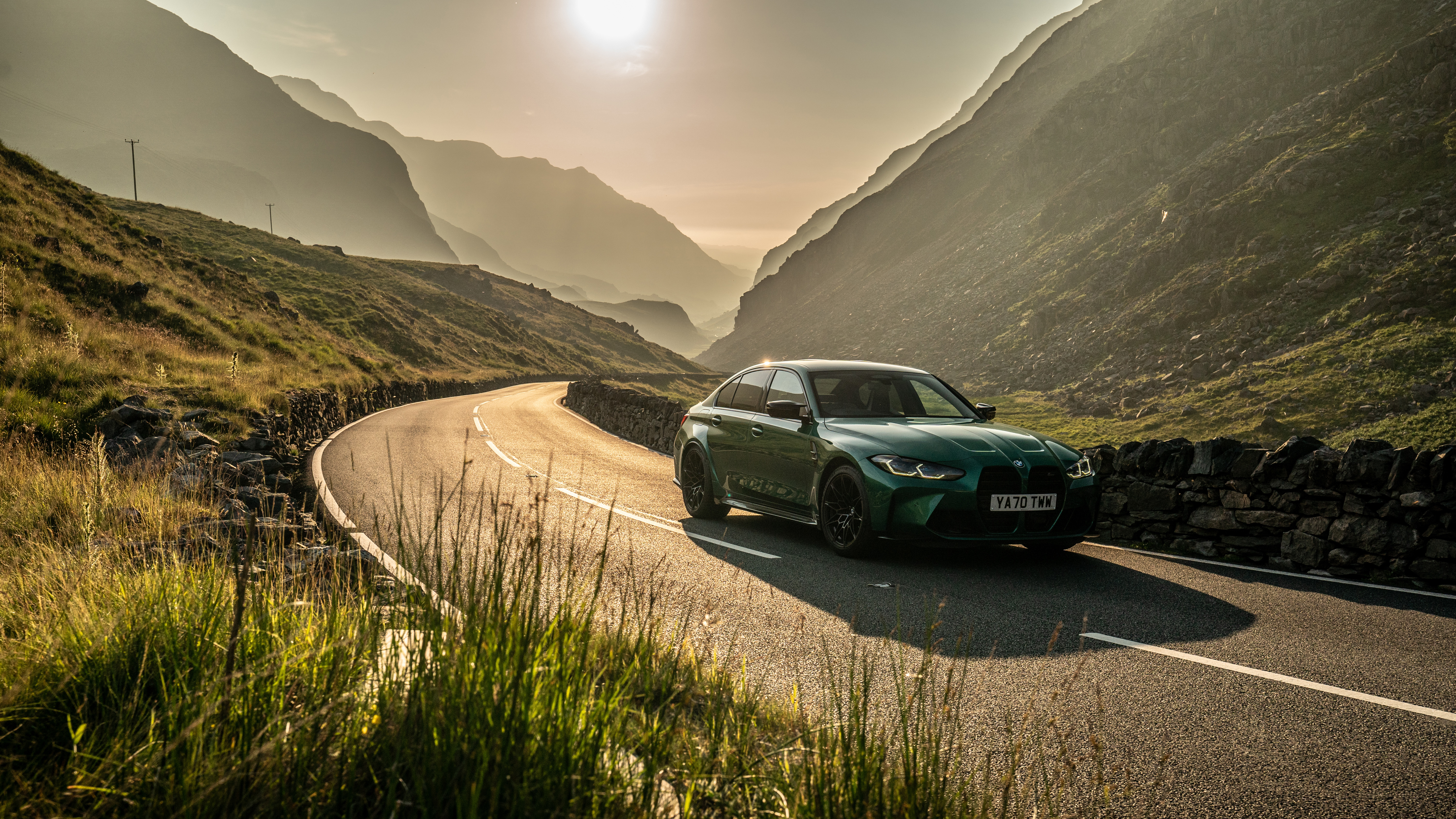 2021 BMW G80 M3 Isle of Man Green Three Peaks Challenge