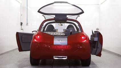 Renault Zoe concept rear end doors and boot open