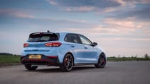 2021 Hyundai i30N hot hatch rear view