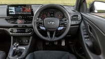 2021 Hyundai i30N hot hatch interior dashboard