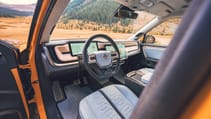 Rivian R1T driver's seat