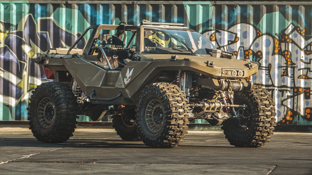 Is that a real-life Warthog from Halo? Yes. Yes it is