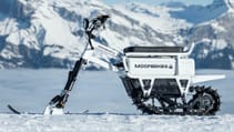 Moonbikes electric snowmobile