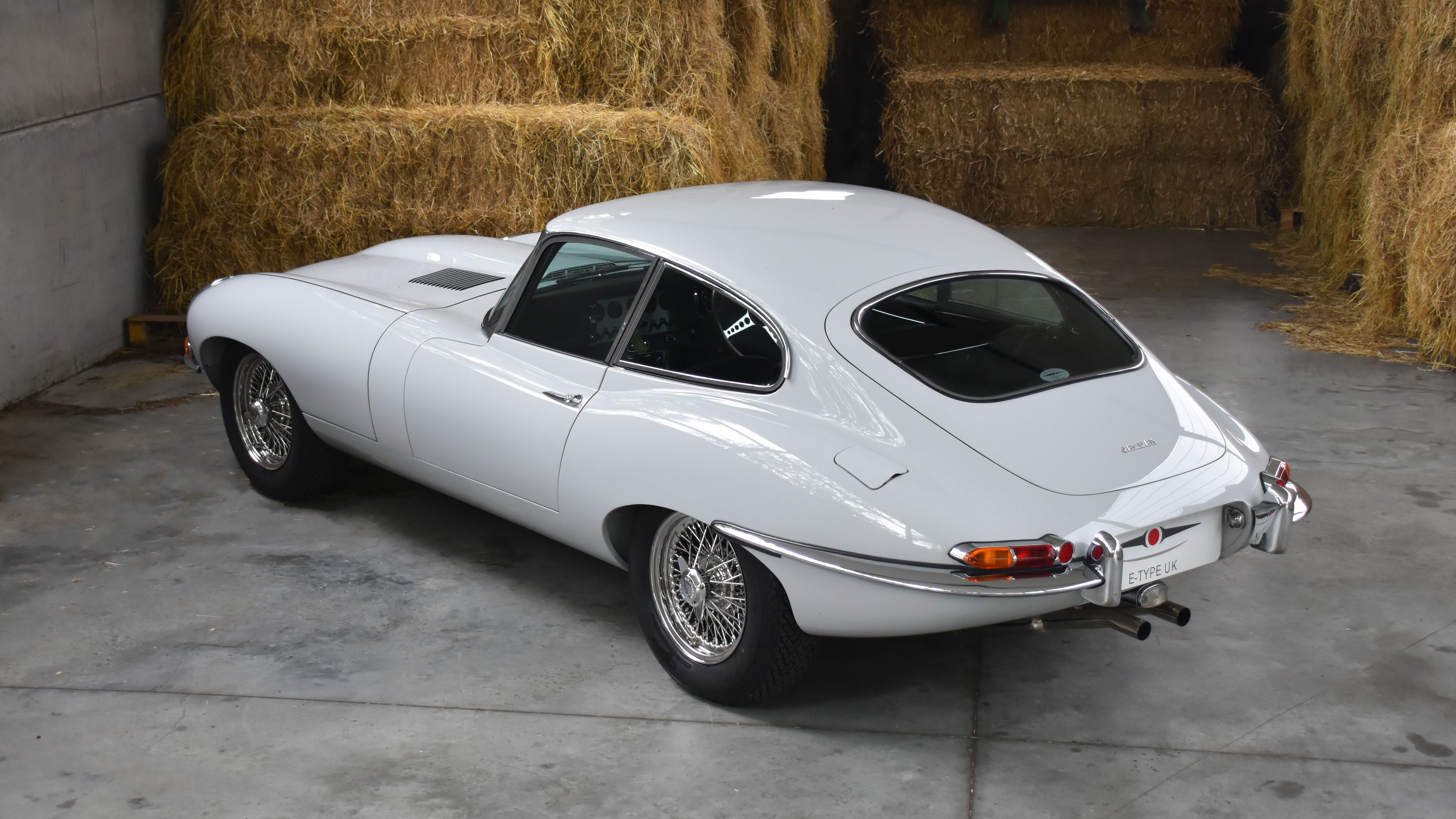 Jaguar E-Type restoration rear